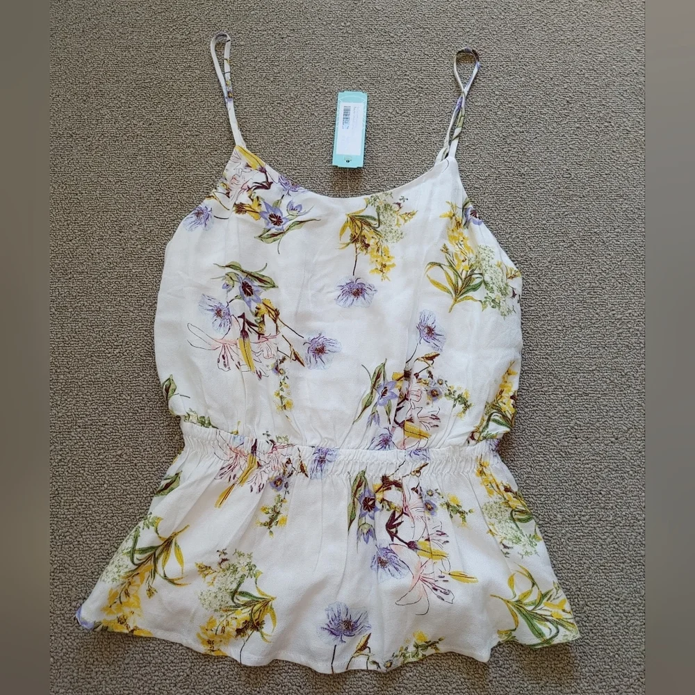 NWT Collective Concepts Kennie Smock detail cami top - Picture 2 of 6